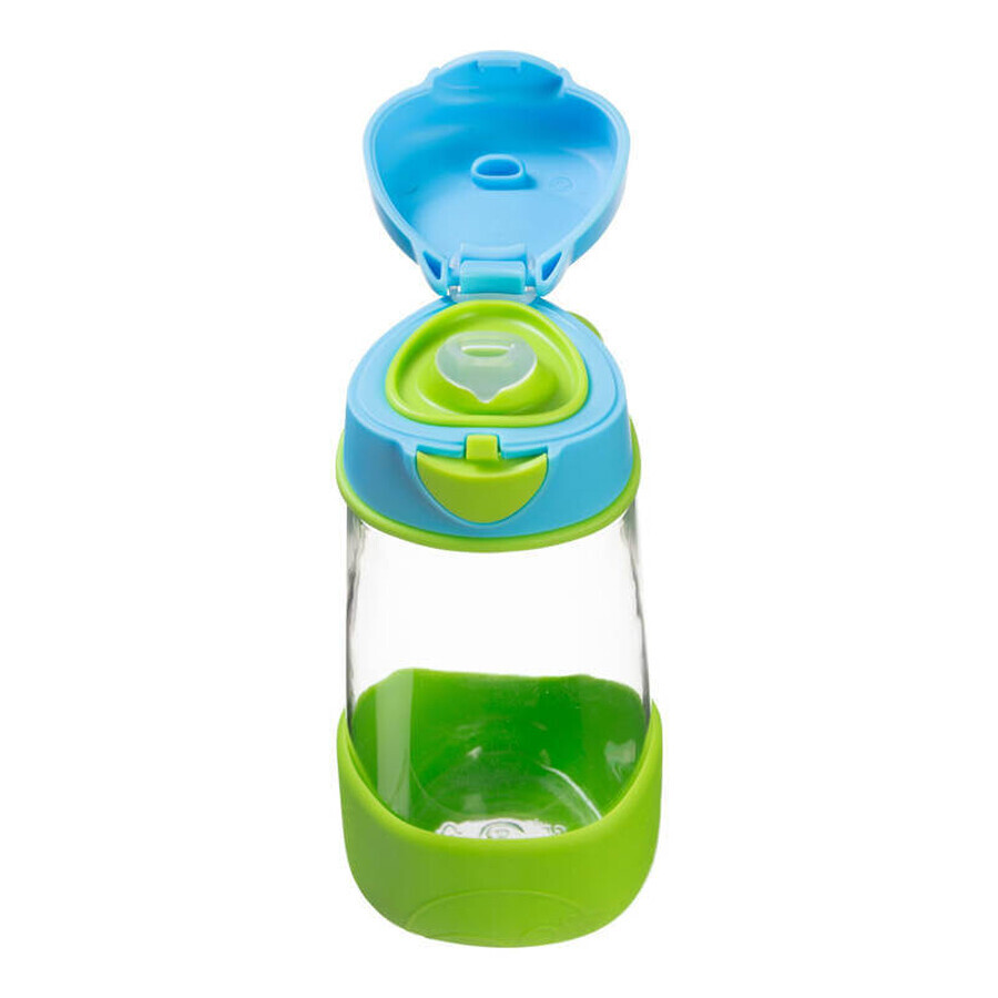 B.Box, water bottle with mouth, tritan, bottle for children, Ocean Breeze, from 9 months, 450 ml
