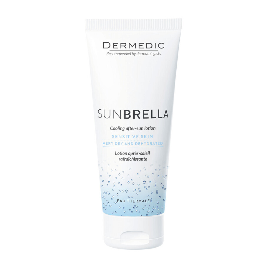 Dermedic Sunbrella Set, Refreshing after sunbathing lotion, 200 ml + H2O micellar lotion, dehydrated and dry skin, 100 ml