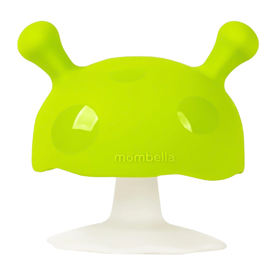 Mombella, pacifier, mushrooms, green, from 3 months, 1 pc