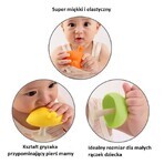 Mombella, pacifier, mushrooms, green, from 3 months, 1 pc