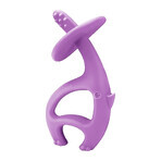 Mombella, teether, Dancing Elephant, purple, from 3 months, 1 pc