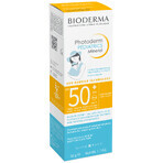 Set Bioderma Photoderm Pediatrics, fluido minerale per bambini, per pelli sensibili e allergiche, SPF 50+, 50 g + gel-crema lenitivo per prolungare l'abbronzatura, 100 ml