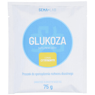 SEMA Lab Glucose, powder for oral solution, lemon flavor, 75.9 g