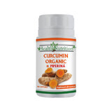 Curcumin Organic + Piperine, 60 capsules, Health Nutrition