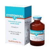 Cystohyal Sodium hyaluronate sterile solution 40 mg, 50 ml, Rompharm