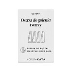 Your KAYA Facial Shaving Replacement Blades 4pcs Your KAYA Facial Shaving Replacement Blades 4pcs