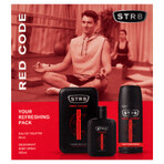 Set STR8 Red Code, eau de toilette, 50 ml + deodorant spray, 150 ml Set STR8 Red Code, eau de toilette, 50 ml + deodorant spray, 150 ml