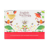 English Tea Shop organic set, advent calendar with organic luxury tea, 13 flavors, 1.78 g x 25 sachets