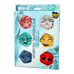Mom's Care, sensory bags, Emotions, from birth, 6 pieces Mom's Care, sensory bags, Emotions, from birth, 6 pieces