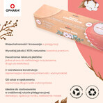 Opharm, discos cosméticos biodegradables, redondos, 120 unidades Opharm, discos cosméticos biodegradables, redondos, 120 unidades