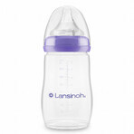 Lansinoh, NaturalWave teat bottle medium flow, 2 x 240 ml Lansinoh, NaturalWave teat bottle medium flow, 2 x 240 ml