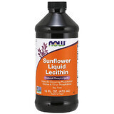 Now Foods Liquid Sunflower Lecithin, Sunflower Seed Lecithin, Liquid, 473ml