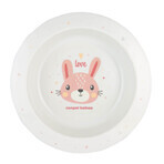 Canpol Babies Plastic Baby Bowl Cute Animals Pink Rabbit From 4 Months 270ml Canpol Babies Plastic Baby Bowl Cute Animals Pink Rabbit From 4 Months 270ml