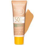 Set Bioderma Photoderm, fluido minerale opaco, scuro, SPF 50+, 40 g + gel-crema lenitivo per prolungare l'abbronzatura, 100 ml