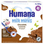 Humana Milk Minis Dessert, chocolate pudding, after 10 months, 4 x 100 g Humana Milk Minis Dessert, chocolate pudding, after 10 months, 4 x 100 g