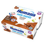 Humana Milk Minis Dessert, chocolate pudding, after 10 months, 4 x 100 g Humana Milk Minis Dessert, chocolate pudding, after 10 months, 4 x 100 g
