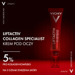 Vichy Liftactiv Collagen Specialist, eye cream, 15 ml