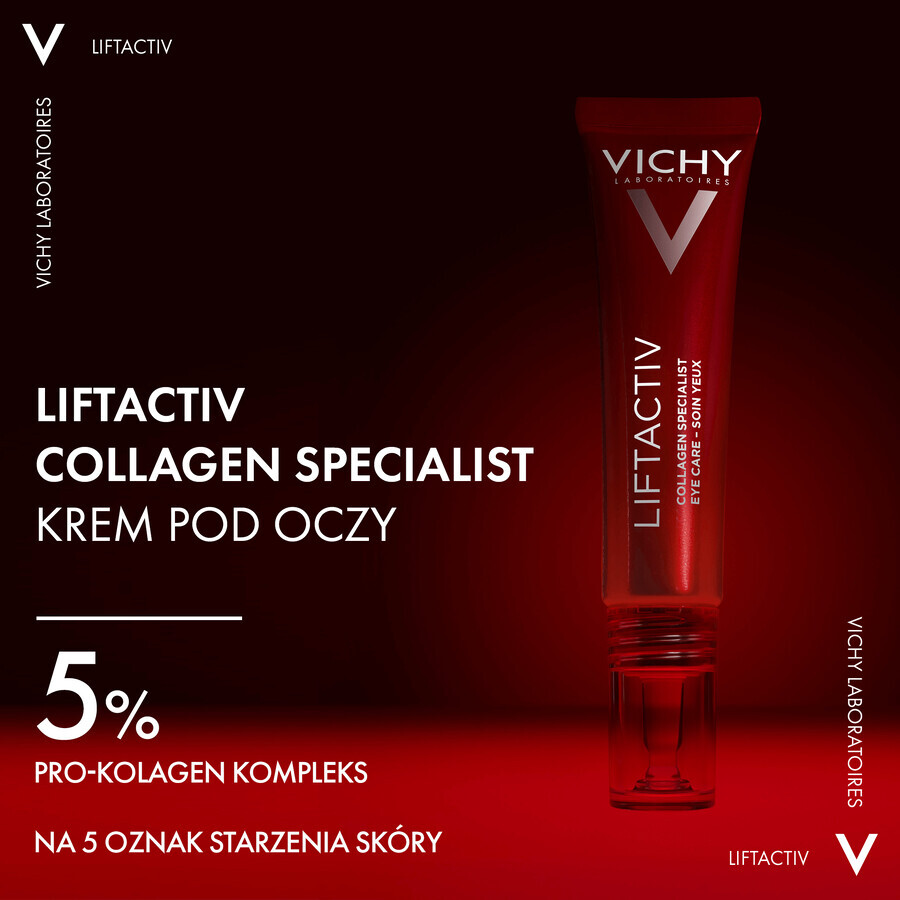 Vichy Liftactiv Collagen Specialist, eye cream, 15 ml
