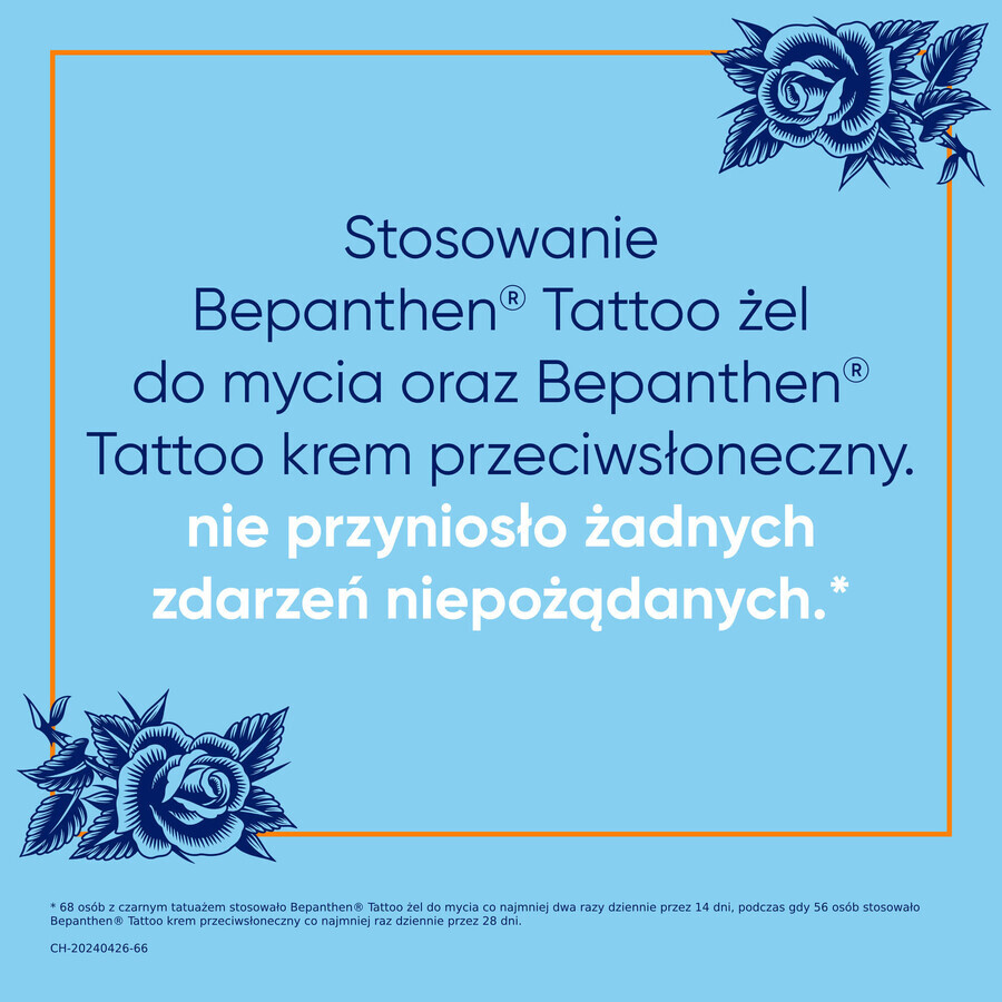 Bepanthen Tattoo, zonnebrandcrème voor getatoeëerde huid, SPF50+, 50 ml