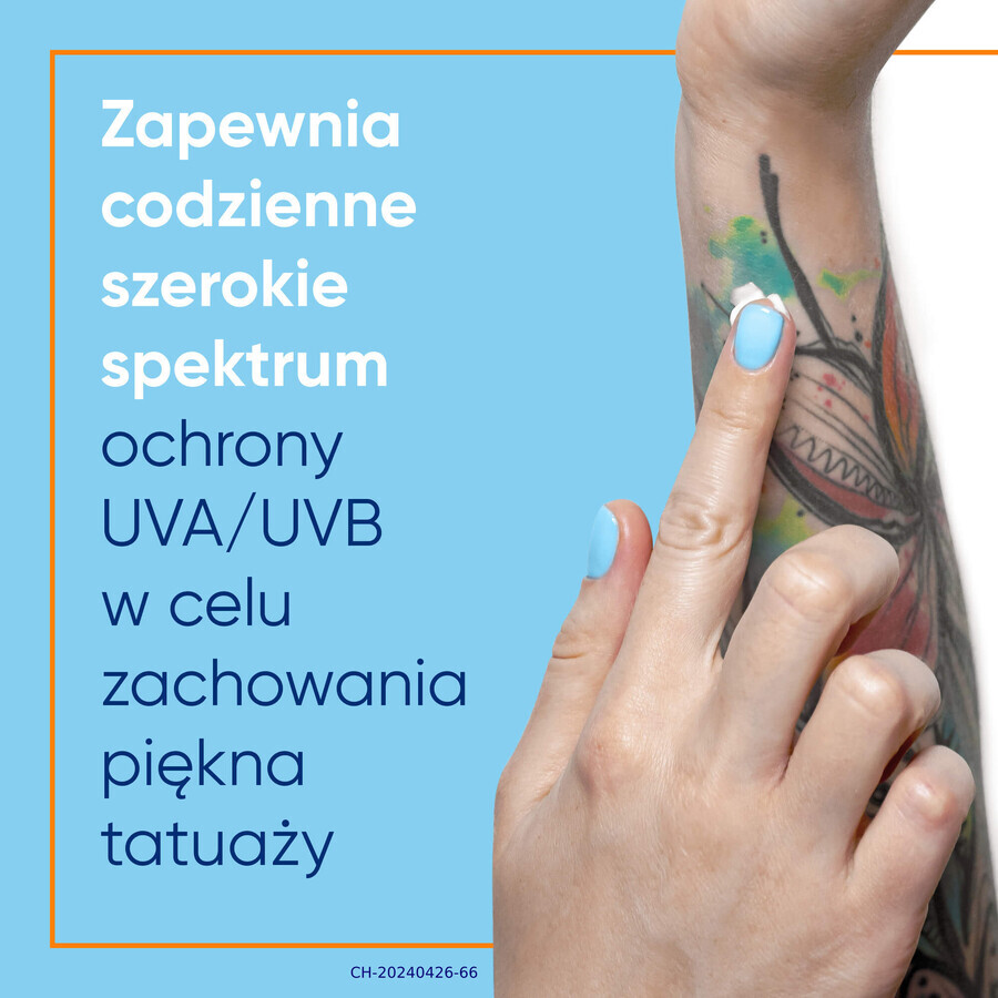 Bepanthen Tattoo, zonnebrandcrème voor getatoeëerde huid, SPF50+, 50 ml