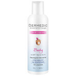 Dermedic Linum Emolient Baby, creamy cleansing gel from the first day of life, dry skin, atopic skin, with psoriasis symptoms, 200 ml + oily face and body butter, 30 ml free