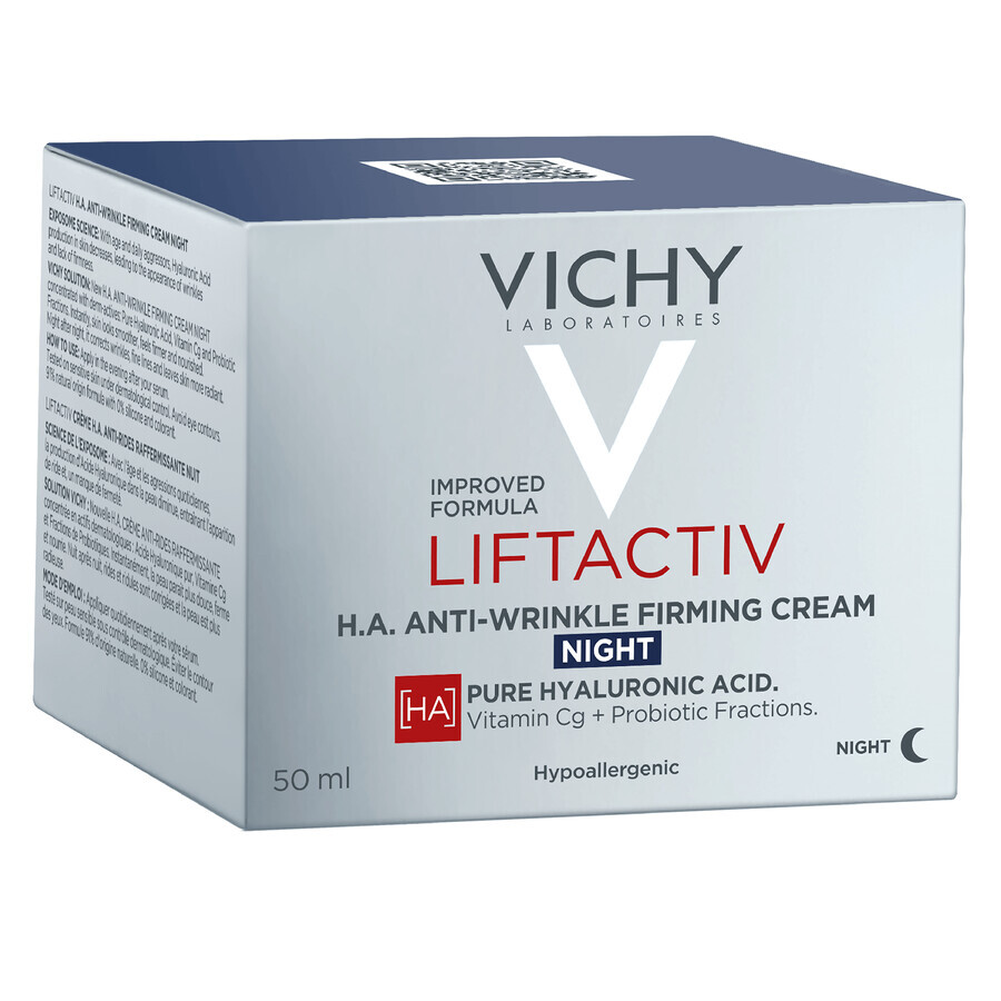 Vichy Liftactiv Nuit, complete anti-wrinkle night care, 50 ml