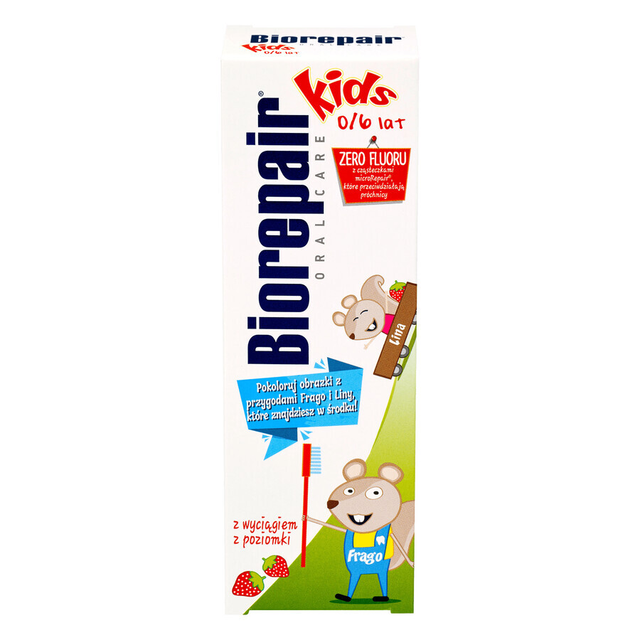 Biorepair Kids toothpaste for children 0-6 years, 50 ml
