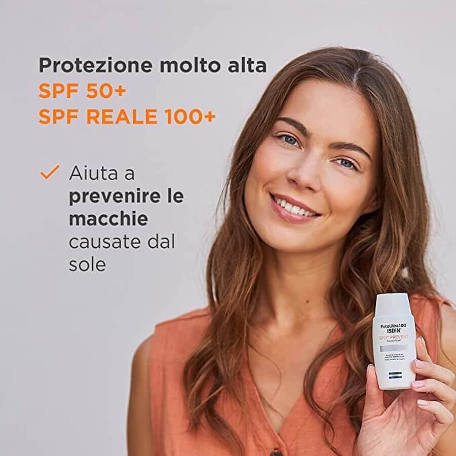 Isdin Spot Prevent Fusion Sun Protection Fluid for Face with SPF 50+ , 50 ml