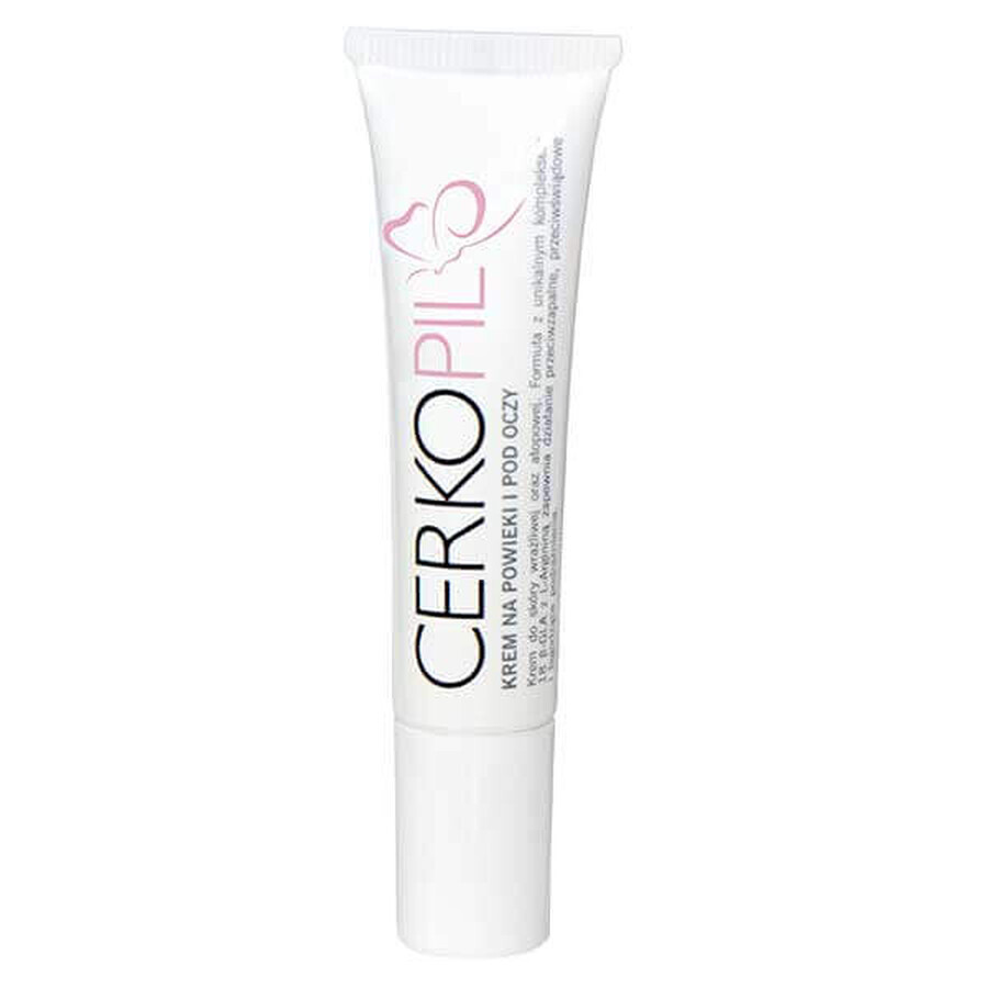 Acquista Cerkopil, crema per palpebre e occhi, pelle sensibile e atopica, 15 ml Cerkopil, crema per palpebre e occhi, pelle sensibile e atopica, 15 ml