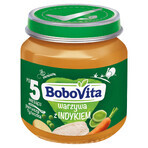 BoboVita Lunch, vegetables with turkey, after 5 months, 125 g BoboVita Lunch, vegetables with turkey, after 5 months, 125 g