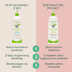 Alphanova Bebe, bath lotion for children 3in1, 500 ml