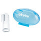 AKUKU, silicone finger brush, blue, A0263, 1 pc