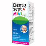 Dentosept A Mini Spray, relief for aphthous ulcers, canker sores and painful teething, raspberry flavor, 30 ml Dentosept A Mini Spray, relief for aphthous ulcers, canker sores and painful teething, raspberry flavor, 30 ml