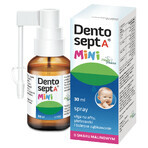 Dentosept A Mini Spray, relief for aphthous ulcers, canker sores and painful teething, raspberry flavor, 30 ml Dentosept A Mini Spray, relief for aphthous ulcers, canker sores and painful teething, raspberry flavor, 30 ml