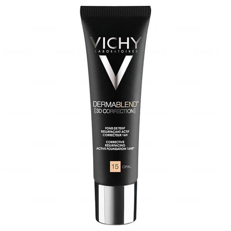 Vichy Dermablend 3D, foundation for leveling the skin surface, 15 Opal, 30 ml