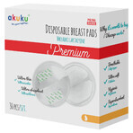 Akuku, protectores mamarios ultraabsorbentes, 30 piezas Akuku, protectores mamarios ultraabsorbentes, 30 piezas