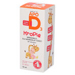 ApoD3 Gocce, vitamina D3 400 UI per neonati e bambini dal 1° giorno, 10 ml ApoD3 Gocce, vitamina D3 400 UI per neonati e bambini dal 1° giorno, 10 ml