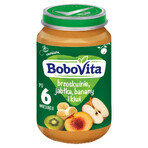 BoboVita Dessert, perzik, appel, banaan, kiwi, na 6 maanden, 190 g BoboVita Dessert, perzik, appel, banaan, kiwi, na 6 maanden, 190 g
