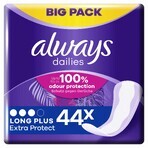 Always Dailies Extra Protect, sanitary pads, Long Plus, 44 pcs Always Dailies Extra Protect, sanitary pads, Long Plus, 44 pcs
