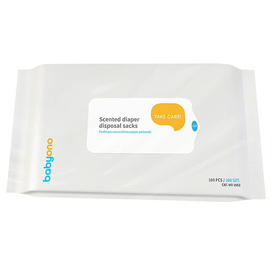 BabyOno, scented bags for used diapers, 100 pieces