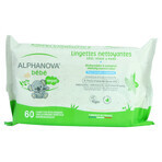 Alphanova Baby, wet wipes, 3 x 60 pcs