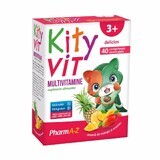 KityVIT Multivitamins, mango and pineapple flavour, 40 chewable tablets, PharmA-Z