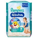 Pampers Splashers, swim diapers, size 4-5, 9-15 kg, 11 pcs Pampers Splashers, swim diapers, size 4-5, 9-15 kg, 11 pcs