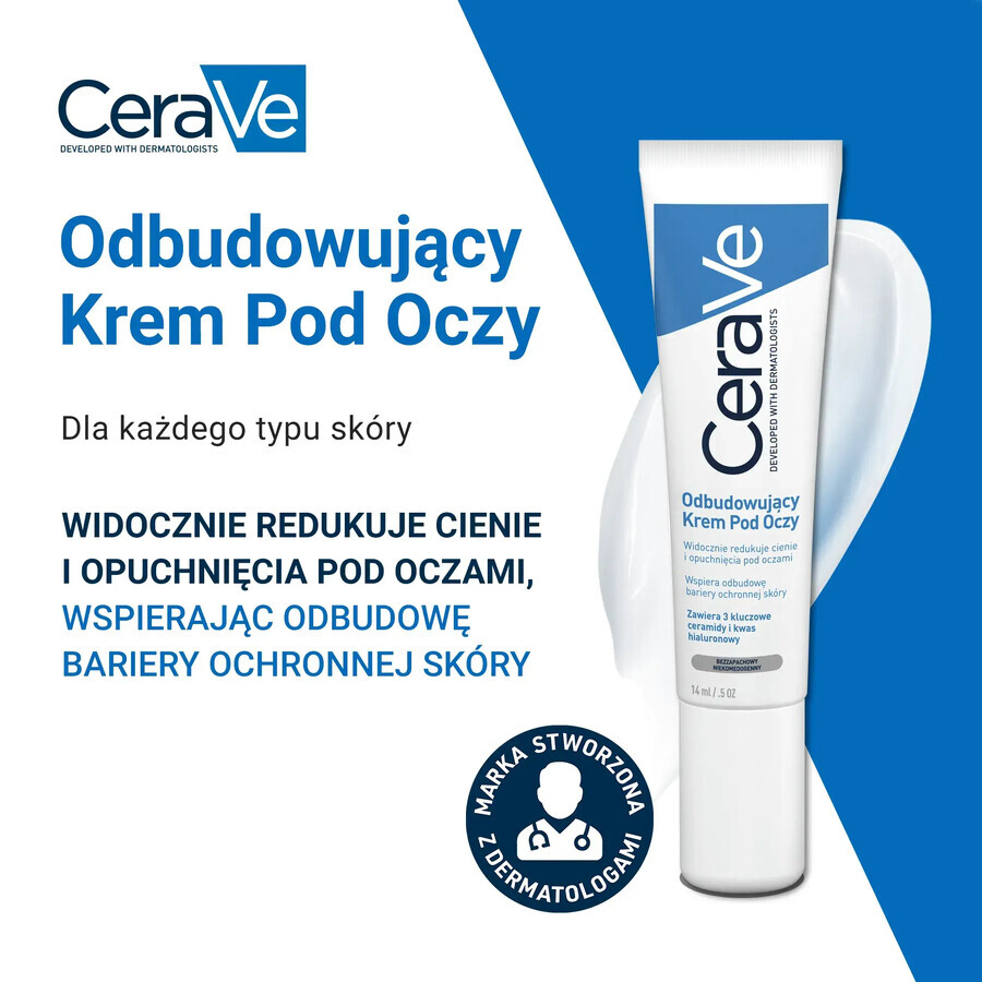 CeraVe Repairing Eye Cream, Normal to Dry Skin, 14ml
