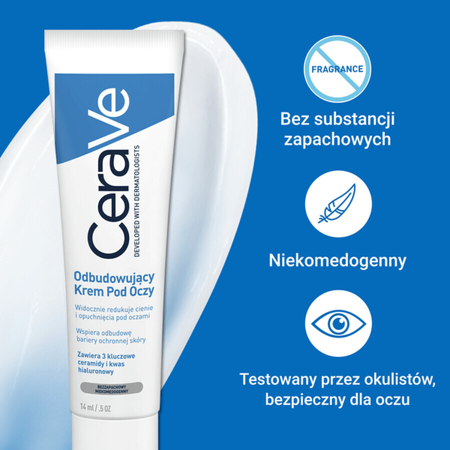 CeraVe Repairing Eye Cream, Normal to Dry Skin, 14ml