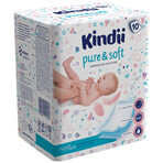 Kindii Pure & Soft, baby onderleggers, wegwerp, 60 cm x 60 cm, 10 stuks Kindii Pure & Soft, baby onderleggers, wegwerp, 60 cm x 60 cm, 10 stuks