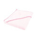 Bocioland, bathrobe, 100 x 100 cm, 100% cotton, hooded towel, pink, 1 pc