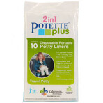 Potette Plus, wegwerp reispotje, 10 stuks Potette Plus, wegwerp reispotje, 10 stuks