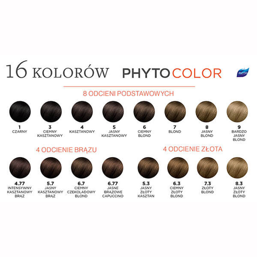 Phyto Color, haarverf, 5.7 licht kastanjebruin, 50 ml Phyto Color, haarverf, 5.7 licht kastanjebruin, 50 ml