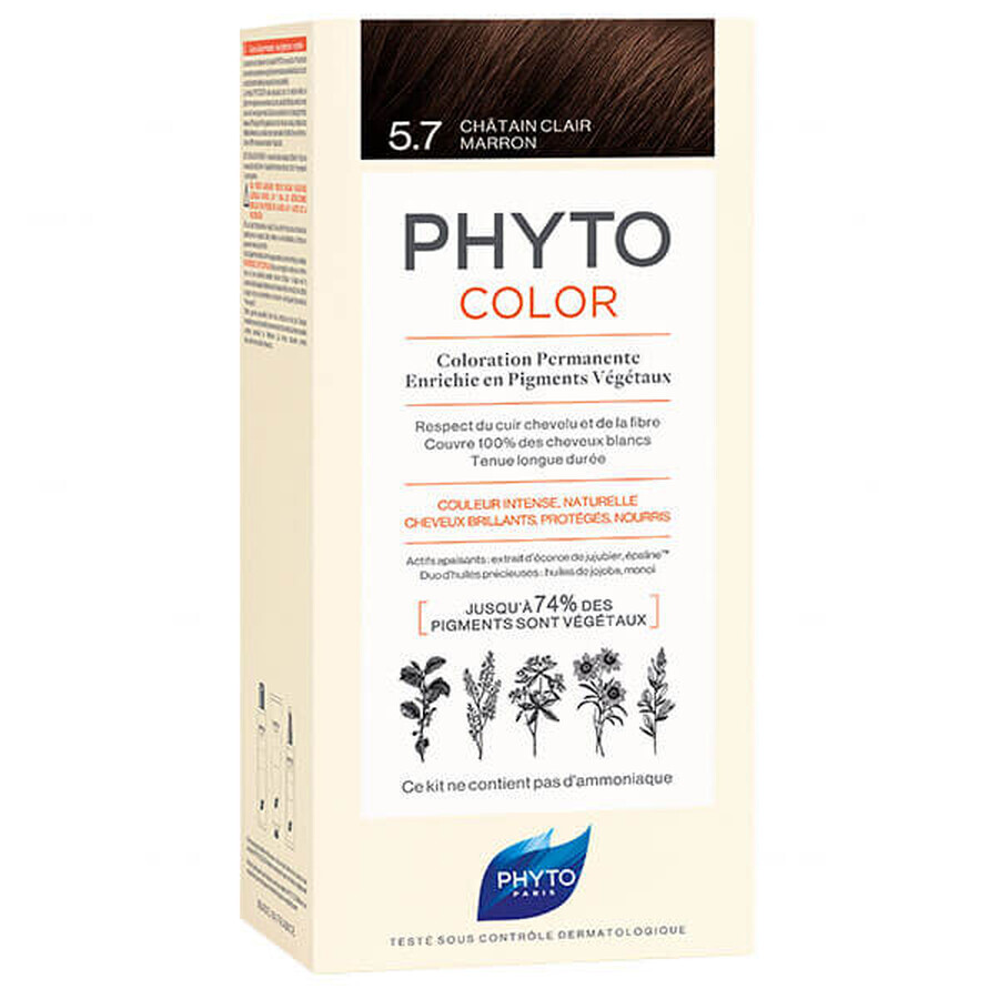 Winkel op Phyto Color, haarverf, 5.7 licht kastanjebruin, 50 ml Phyto Color, haarverf, 5.7 licht kastanjebruin, 50 ml